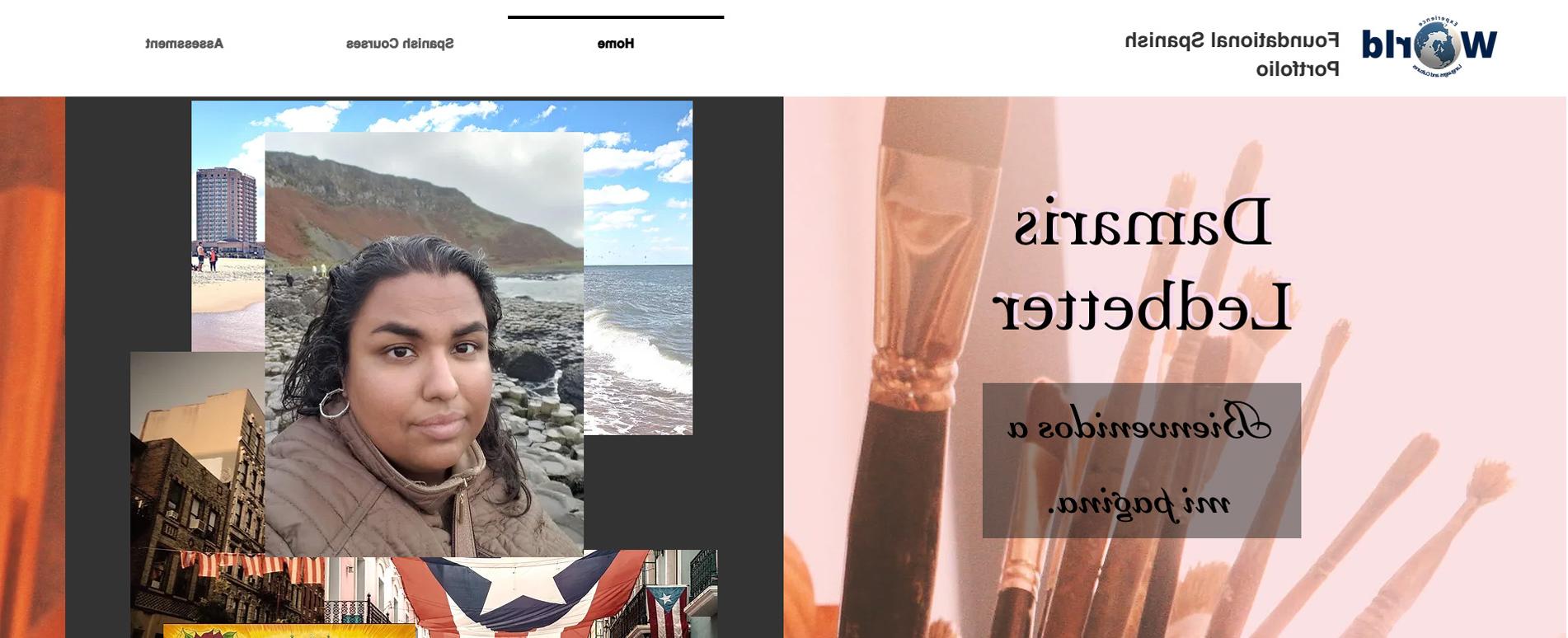 Damaris Ledbetter eportfolio homepage